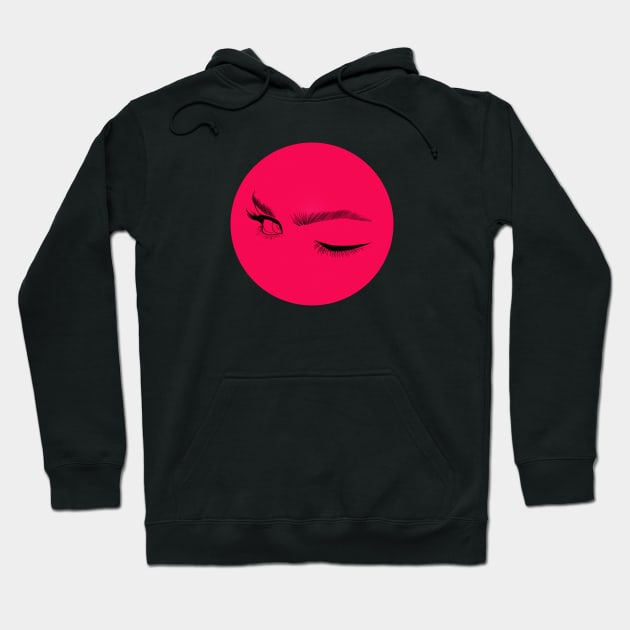 Wink! Hoodie by Hija Design